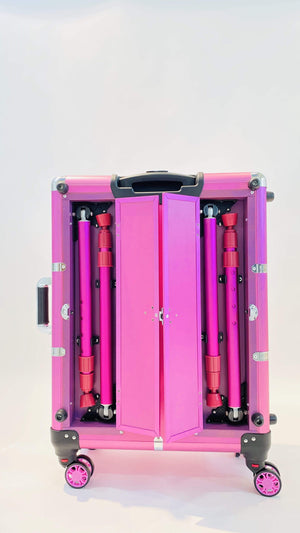 Make up Koffer -Pro Mua case with Bluetooth - Fuchsia - luxurypalace.nl