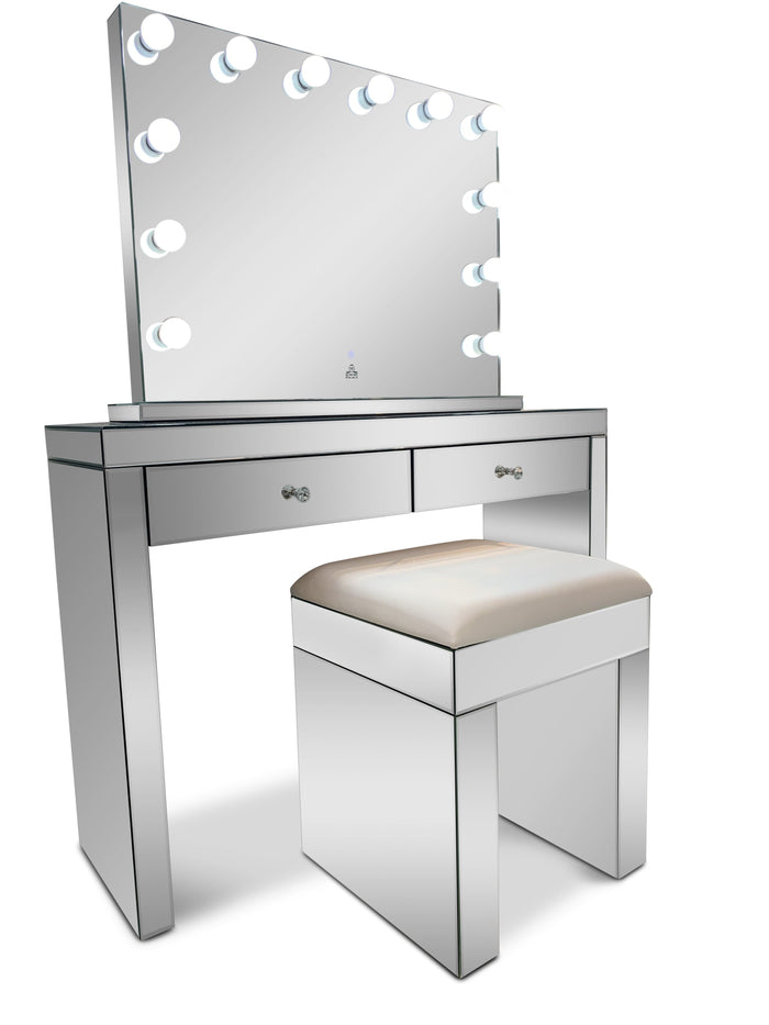 Hollywood dressing table with light - La Cinderella