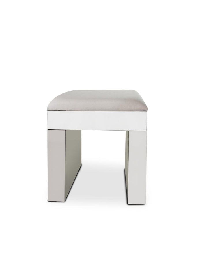 Make up stool-Mirror White